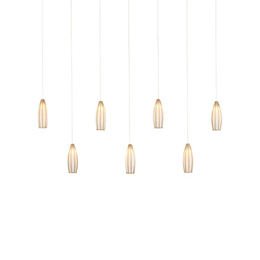 Currey & Company Parish 7-Light Linear Multi-Drop 