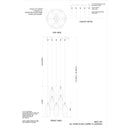 Currey & Company Parish 7-Light Round Multi-Drop 4