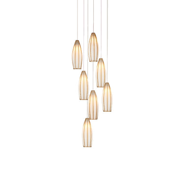 Currey & Company Parish 7-Light Round Multi-Drop 