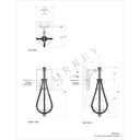 Currey & Company Passageway 1-Light Wall Sconce 6