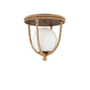 Currey & Company Passageway 14.5" Rope Flush Mount 4