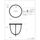 Currey & Company Passageway 14.5" Rope Flush Mount 5