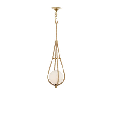 Currey & Company Passageway 7" Rope 1-Light Pendant 4