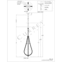 Currey & Company Passageway 7" Rope 1-Light Pendant 5