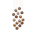 Currey & Company Pathos 15-Light Round Multi-Drop Pendant 