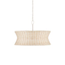 Currey & Company Phebe 28.5" Rattan 4-Light Chandelier 3