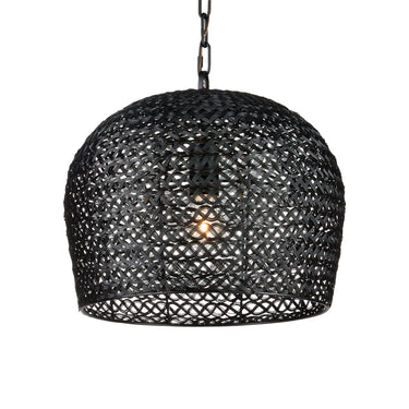 Currey & Company Piero 16" Black 1-Light Pendant 2