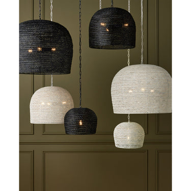 Currey & Company Piero 16" Black 1-Light Pendant 5