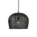 Currey & Company Piero 16" Black 1-Light Pendant 