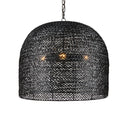 Currey & Company Piero 22" Black 3-Light Chandelier 2