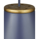 Currey & Company Pierrepont Blue 1-Light Pendant 12