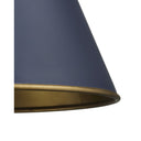 Currey & Company Pierrepont Blue 1-Light Pendant 1