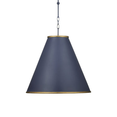 Currey & Company Pierrepont Blue 1-Light Pendant 4