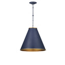 Currey & Company Pierrepont Blue 1-Light Pendant 5