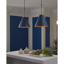 Currey & Company Pierrepont Blue 1-Light Pendant 7