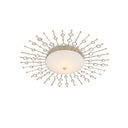 Currey & Company Planisphere 28" Silver LED Flush Mount 3