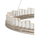 Currey & Company Pleiades 36" Seeded Crystal LED Chandelier 1