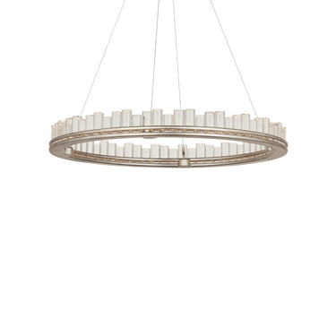 Currey & Company Pleiades 36" Seeded Crystal LED Chandelier 3