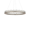 Currey & Company Pleiades 36" Seeded Crystal LED Chandelier 5