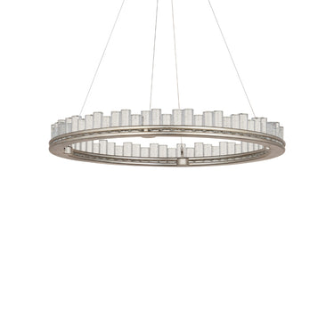 Currey & Company Pleiades 36" Seeded Crystal LED Chandelier 5