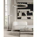 Currey & Company Pleiades 36" Seeded Crystal LED Chandelier 7