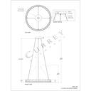 Currey & Company Pleiades 36" Seeded Crystal LED Chandelier 9