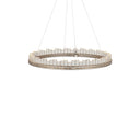 Currey & Company Pleiades 36" Seeded Crystal LED Chandelier 