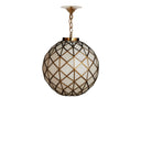 Currey & Company Polyhedron 1-Light Glass Pendant 11