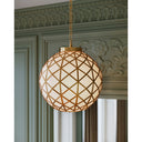 Currey & Company Polyhedron 1-Light Glass Pendant 14