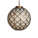 Currey & Company Polyhedron 1-Light Glass Pendant 