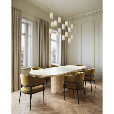 Currey & Company Regatta 15-Light Linear Multi-Drop Pendant 4