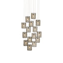 Currey & Company Regatta 15-Light Round Multi-Drop Pendant 