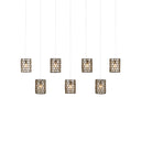 Currey & Company Regatta 7-Light Linear Multi-Drop Pendant 