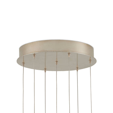 Currey & Company Regatta 7-Light Round Multi-Drop Pendant 3