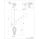 Currey & Company Riviere 13" 6-Light LED Pendant 5