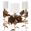 Currey & Company Rosabel 35" Brass 8-Light Chandelier 1