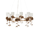 Currey & Company Rosabel 35" Brass 8-Light Chandelier 3