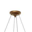Currey & Company Rosabel 35" Brass 8-Light Chandelier 5
