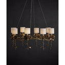 Currey & Company Rosabel 35" Brass 8-Light Chandelier 6