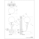Currey & Company Rossville 1-Light Wall Sconce 4