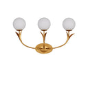 Currey & Company Rossville 3-Light Gold Wall Sconce 3