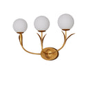 Currey & Company Rossville 3-Light Gold Wall Sconce 4