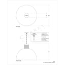 Currey & Company Saga 28" Black 1-Light Pendant 4
