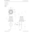 Currey & Company Savoie 1-Light Wall Sconce 5