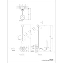 Currey & Company Saxon 1-Light Wall Sconce 8