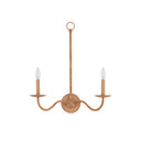 Currey & Company Saxon 2-Light Wall Sconce 9