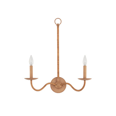 Currey & Company Saxon 2-Light Wall Sconce 9