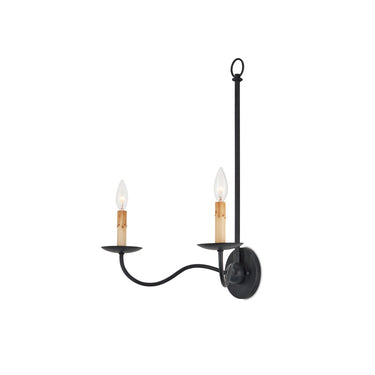 Currey & Company Saxon 2-Light Wall Sconce 2