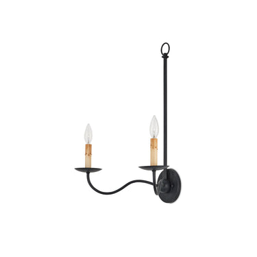Currey & Company Saxon 2-Light Wall Sconce 4