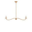 Currey & Company Saxon 43.25" 2-Light Linear Chandelier 13